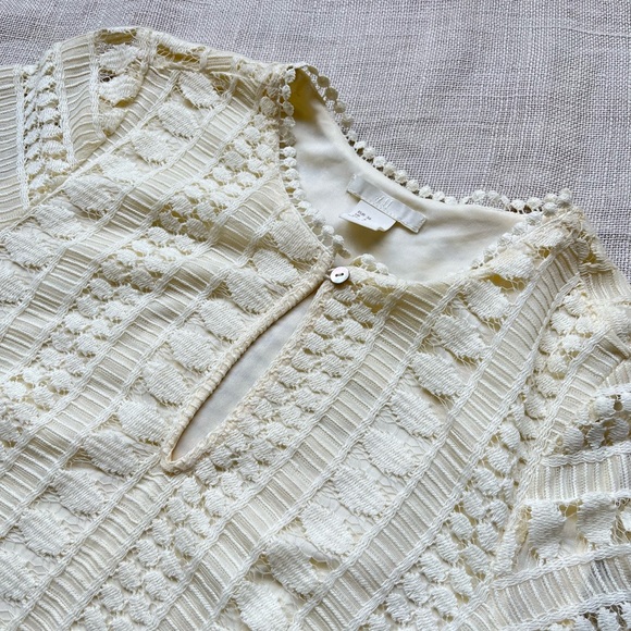 Off White H&M Lace Dress - Picture 4 of 8